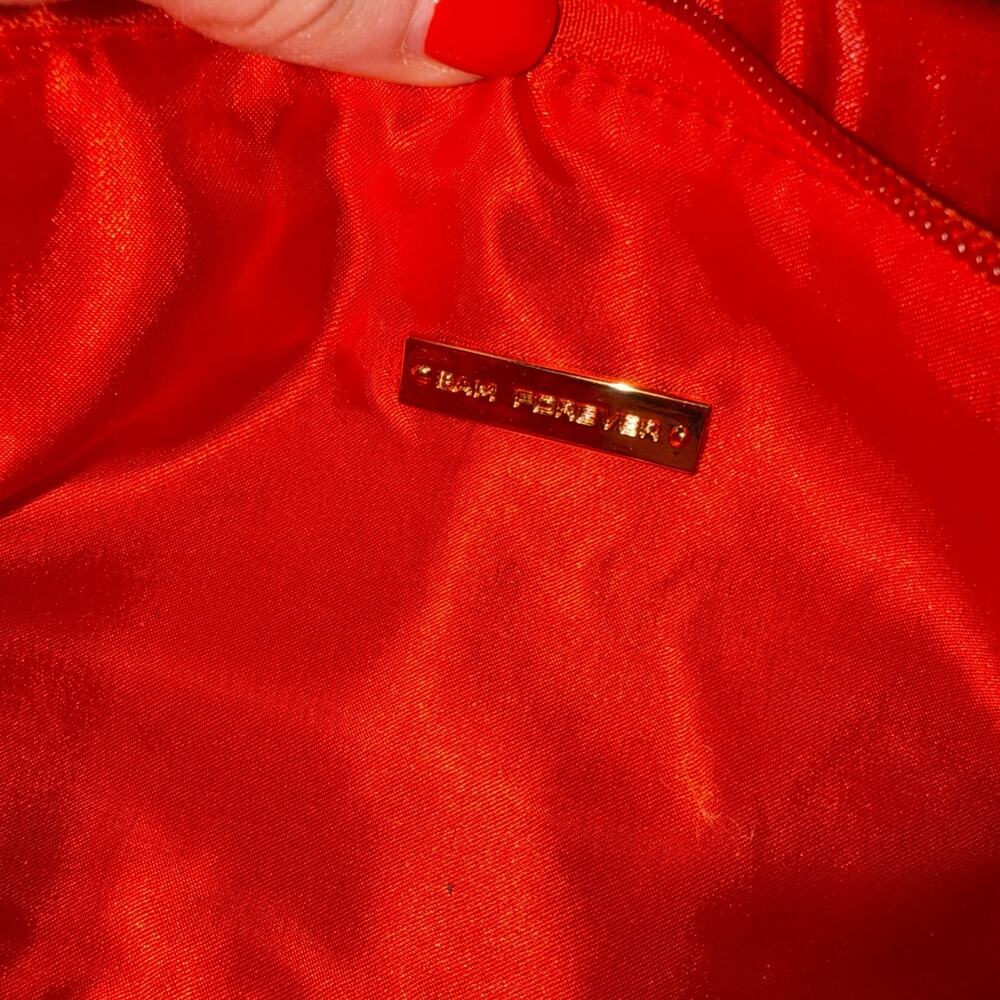 Elegant Red Satin Bow Clutch – Evening / Formal Purse - Picture 6 of 7
